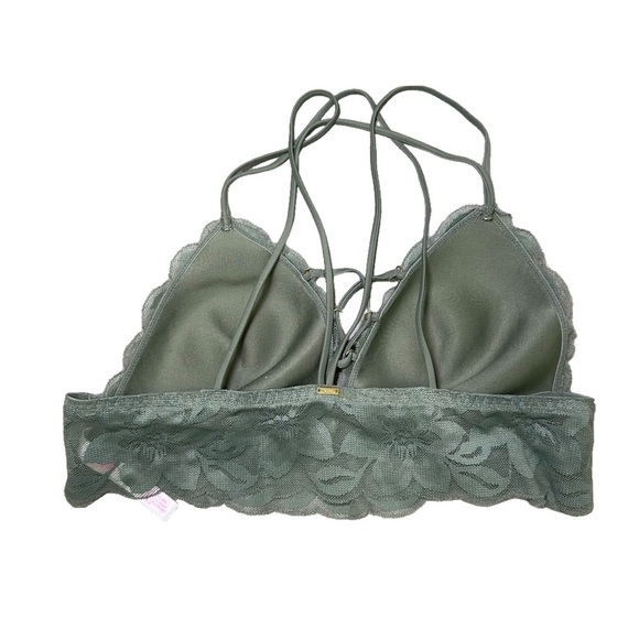 Victoria’s Secret PINK Lace Green Bralette L - Picture 3 of 3